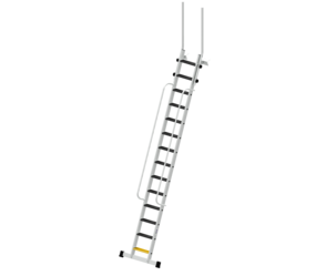 Construction site storey ladder, 14 rungs | © MUNK GmbH