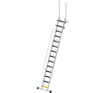 Construction site storey ladder, 14 rungs | © MUNK GmbH