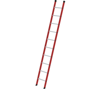 Straight ladder RFG/alu w/o stab., 10 rungs | © MUNK GmbH