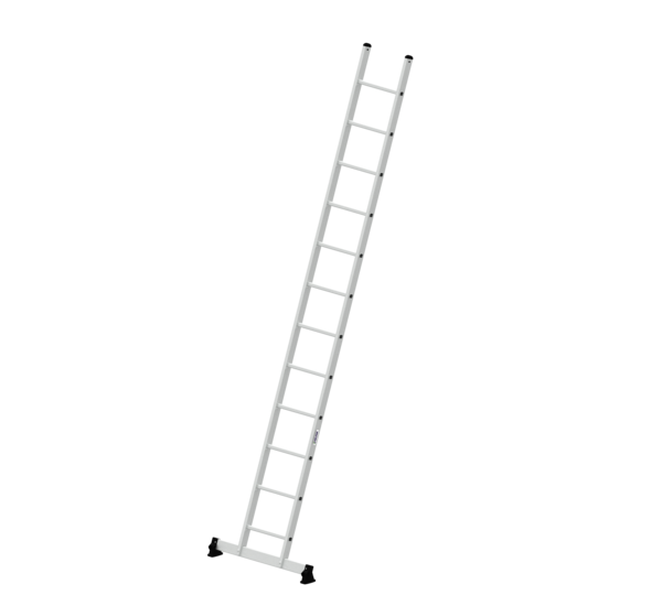 Straight ladder w. nivello stabiliser, 12 rungs | © MUNK GmbH