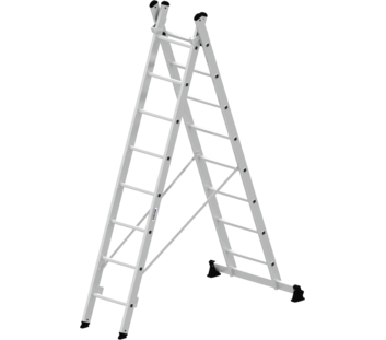 Multi-purp. ladder 2-sec.w.nivello stab. 2x8 rungs | © MUNK GmbH