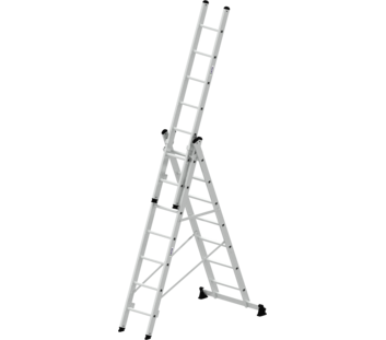 Multi-purp. ladder 3-sec.w.nivello stab. 3x7 rungs | © MUNK GmbH