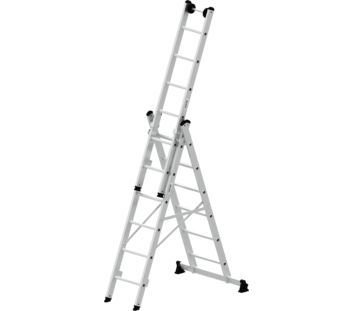 MZ-Leiter 3-teilig m. nivello-Trav. , 3x6 Sp. | © MUNK GmbH