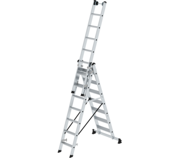 Multi-purpose ladder with steps, 3-section | © MUNK GmbH