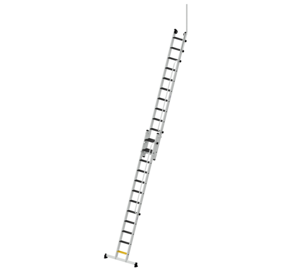 Stufen-Seilzugleiter 2-teilig mit nivello Traverse | © MUNK GmbH