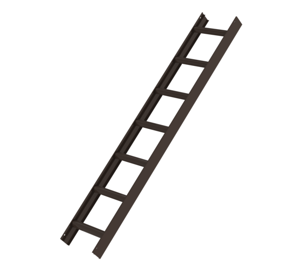 Roof ladder, brown, 7 rungs | © MUNK GmbH