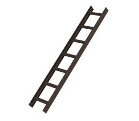 Roof ladder, brown, 7 rungs | © MUNK GmbH