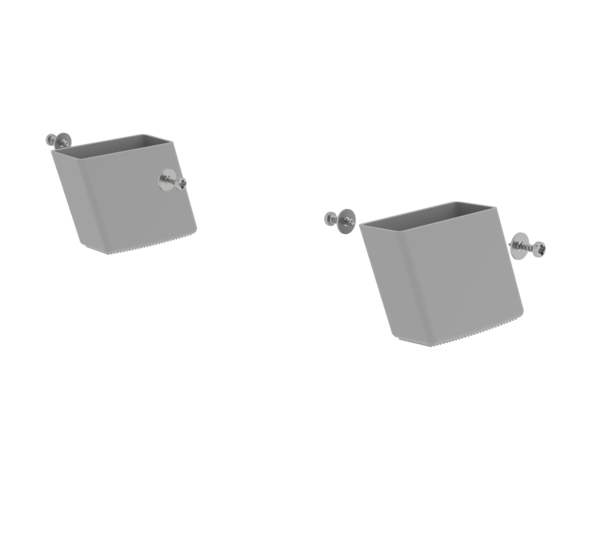Montageset Außenschuh für Holzleiter 60x23 mm | © MUNK GmbH