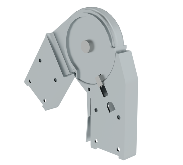 Automatic steel hinge for folding ladder | © MUNK GmbH