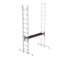 Bausatz-Arbeitsdiele zu Mehrzweckleiter 3-teilig,  | © MUNK GmbH