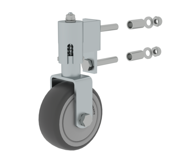 Roulette à ressort pour éch. pr rayonnages, gche | © MUNK GmbH