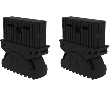 Patin int. nivello® déch. Élec. pr mont. 73x25mm | © MUNK GmbH