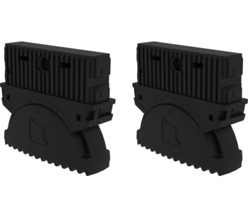 Patin int. nivello® déch. Élec. pr mont. 98x25mm | © MUNK GmbH