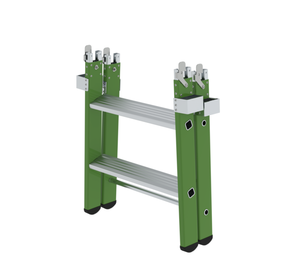 Einsteckteil 2 Stufen für Plattformleiter steckbar | © MUNK GmbH