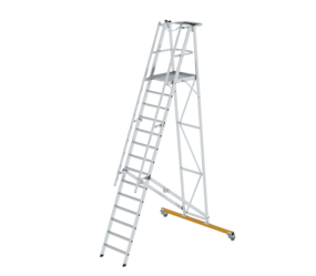 Platform ladder, folding and mobile, 14 steps | © MUNK GmbH