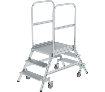 Esc. à p-f 2 côtés av roul ress. alu strié 3 mar. | © MUNK GmbH