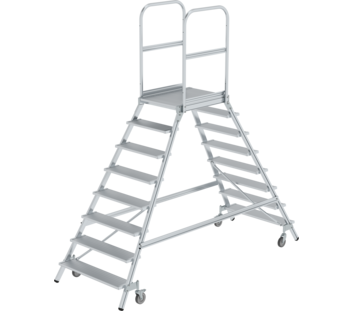 Esc. à p-f 2 côtés av roul ress. alu strié 8 mar. | © MUNK GmbH