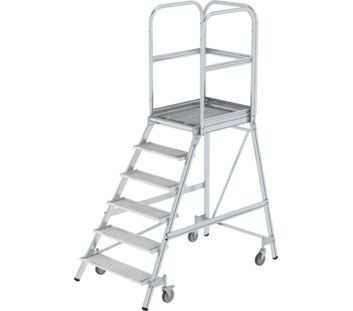 Plat.stairs,1-sid.acc. spr-load.cast.stl.grat,6 st | © MUNK GmbH