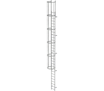 Sing.fl. vertical ladder w.bk prot.gal.st.9.60m | © MUNK GmbH