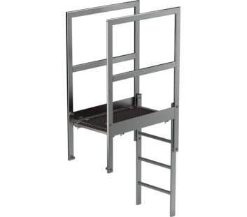 Roof parapet bridge st. steel length 1000mm  | © MUNK GmbH