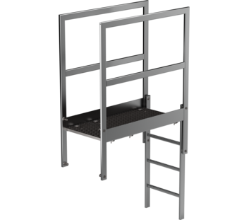 Passerelle pour acrotère en inox, longueur 1200mm  | © MUNK GmbH