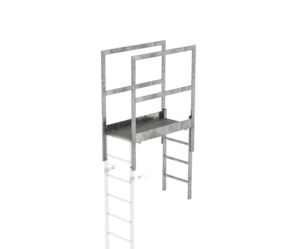 Roof parapet bridge gal. steel length 1200mm  | © MUNK GmbH