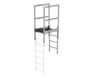 Roof parapet bridge gal. steel length 930mm  | © MUNK GmbH