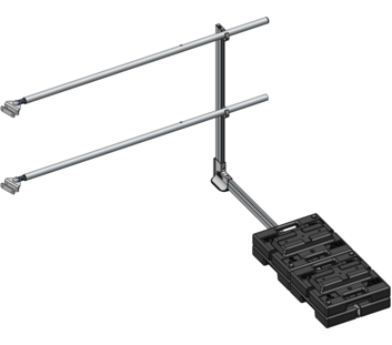 Ausstiegsgeländer seitlich 2,0 m | © MUNK GmbH