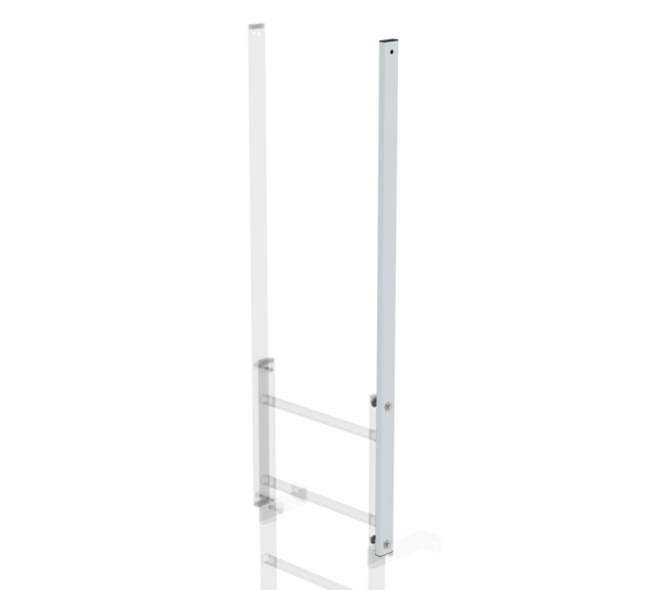 Montant de sortie droit alu brut, longueur 1600mm  | © MUNK GmbH