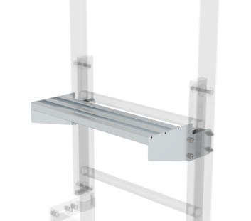 Exit step bright aluminium 520x200mm | © MUNK GmbH