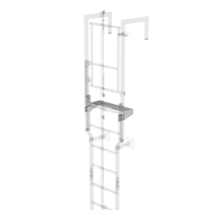 Ausstiegstritt Edelstahl 620mm, Spaltmaß 200mm | © MUNK GmbH