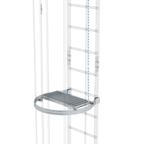 Zwischenplattform klappbar alu-blank | © MUNK GmbH