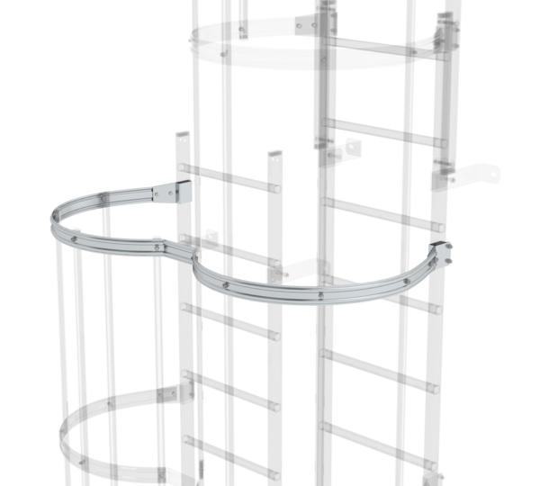 Rückenschutzbügel versetzte Ausführung Alu blank | © MUNK GmbH
