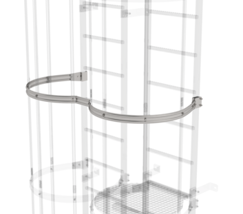 Rückenschutzbügel versetzte Ausführung Edelstahl | © MUNK GmbH