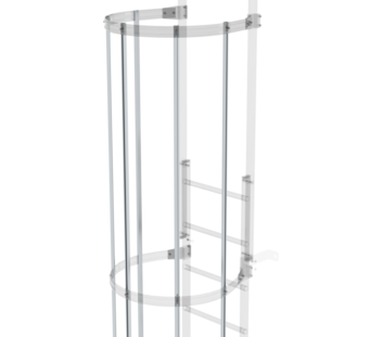 Back protection hoop strut, L=3000mm, bright alu. | © MUNK GmbH