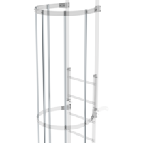 Rückenschutzstrebe 3000 mm lang Aluminium blank | © MUNK GmbH