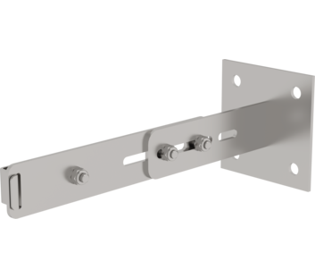 Wall anchor adjustable, stainless steel 275-375mm | © MUNK GmbH