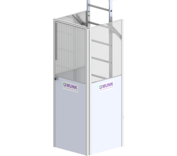 Enceinte av serr. antipanique acier galv./alu brut | © MUNK GmbH