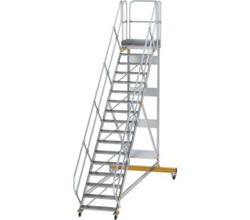 Platform stairs 45° mobile st. width 800 mm, 17 st | © MUNK GmbH