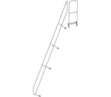 Stairs w. plat. 60° 2nd handrail for 14 steps, 60° | © MUNK GmbH