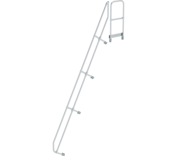 Stairs w. plat. 60° 2nd handrail for 15 steps, 60° | © MUNK GmbH