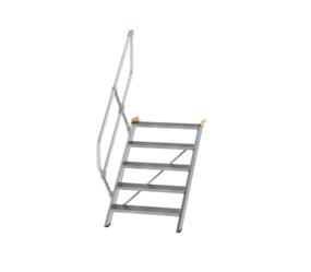 Stairs 45° step width 800 mm, 5 steps, gr. alu | © MUNK GmbH
