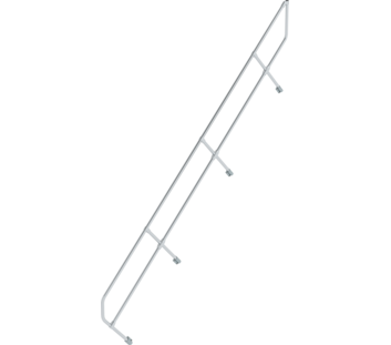 Second handrail for stairs 45°, 15 steps | © MUNK GmbH