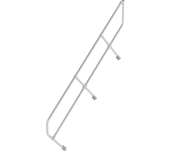 Second handrail for stairs 45°, 9 steps | © MUNK GmbH