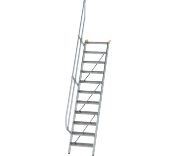 Esc. 60° larg. marche 600 mm, 11 mar., alu strié | © MUNK GmbH