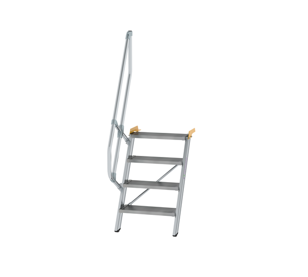 Stairs 60° step width 600 mm, 4 steps, gr. alu | © MUNK GmbH