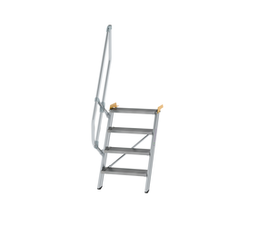Stairs 60° step width 600 mm, 4 steps, gr. alu | © MUNK GmbH