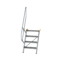 Treppe 60° St.br. 600 mm, 4 St., Alu ger. | © MUNK GmbH