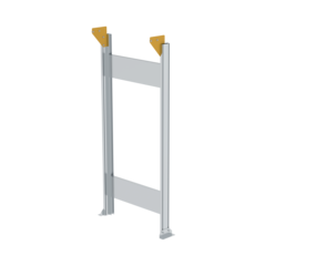 Supp. fr. f. stairs w.platform H=500-1000 mm | © MUNK GmbH