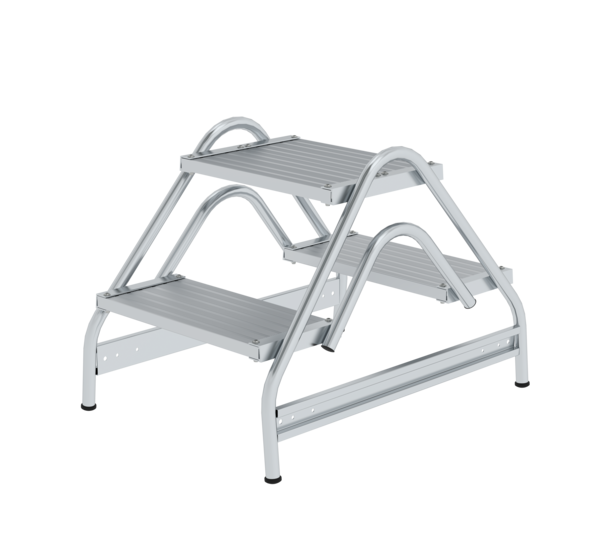 Work platform, 2-sided access, 2x2 steps  | © MUNK GmbH